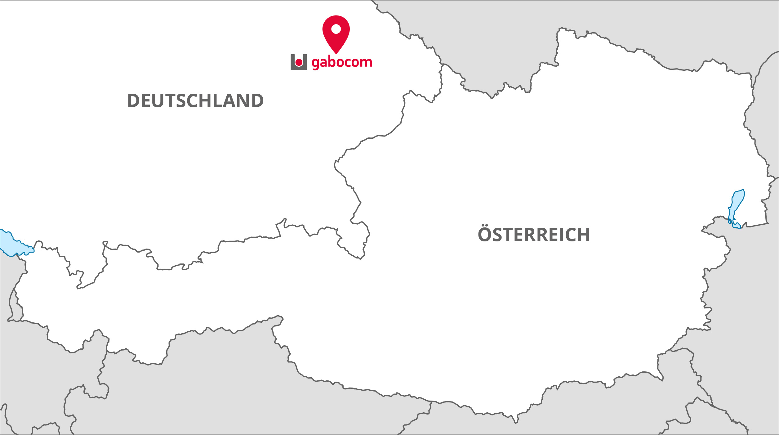 Karte zur Lage von gabocom HQ in Deutschland